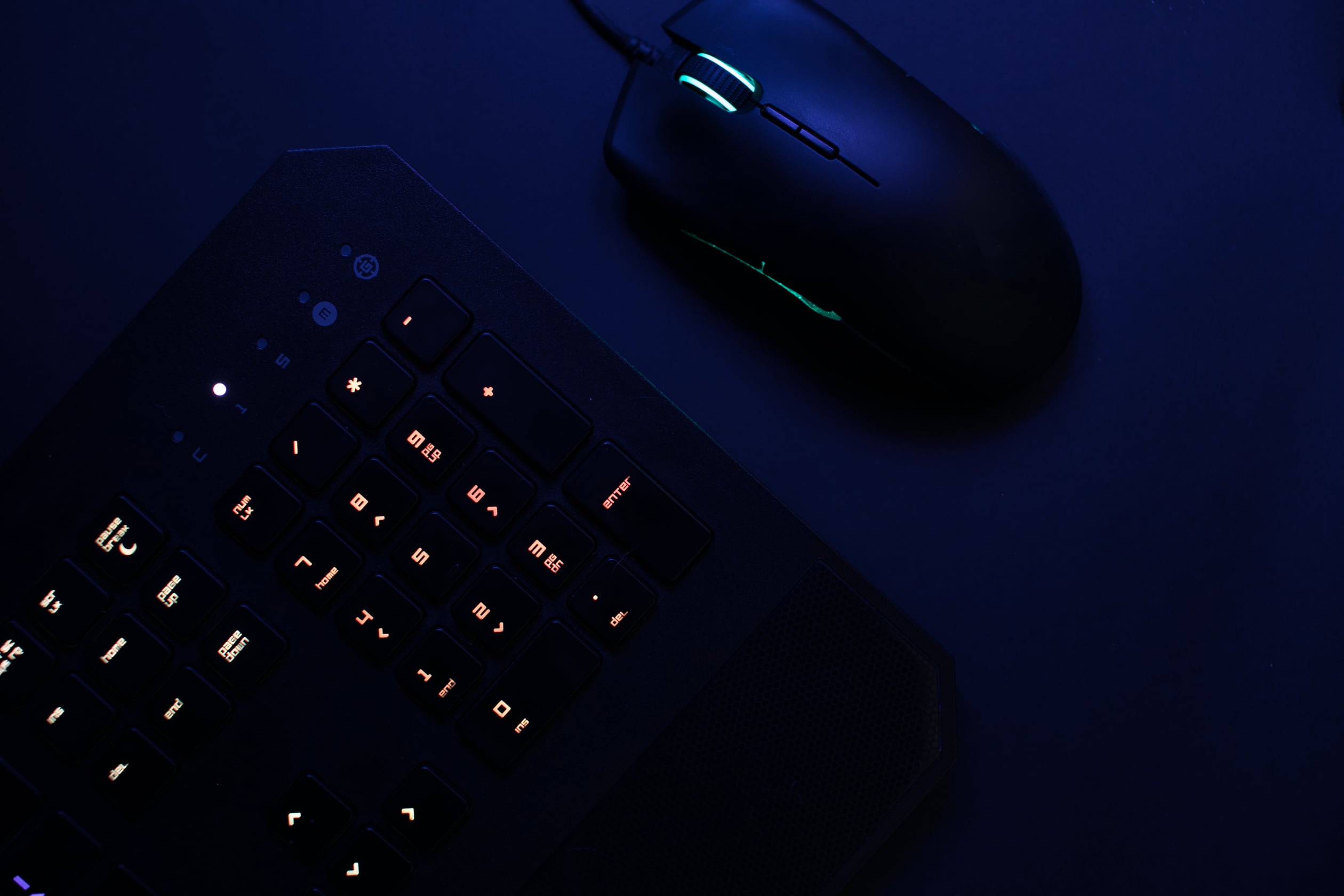 Modern Keyboard and Mouse Computer Device 